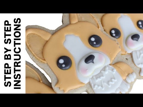 Decorated Corgi Cookies - Funko Pop Royals Collection - Cute Corgi cookies