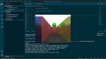 Realtime raytracing in Python: today