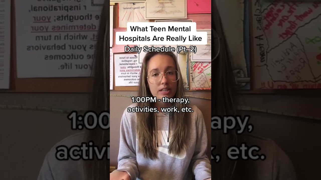 My Teen Mental Hospital Experience Part 2 Of 4 Daily Schedule Shorts
