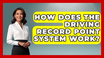 How Does The Driving Record Point System Work? - Auto Coverage Explained