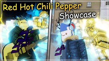 [YBA] NEW Red Hot Chili Pepper Stand Showcase!