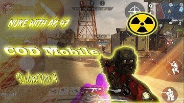 Nuke with AK 47 | Redmi Note 4 | COD Mobile | Domination