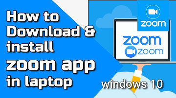 How to Download and install zoom app in laptop windows 10 pc