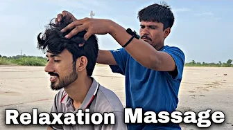 Revitalizing Head & Foot Massage: Boost Energy & Well-being ASMR😴