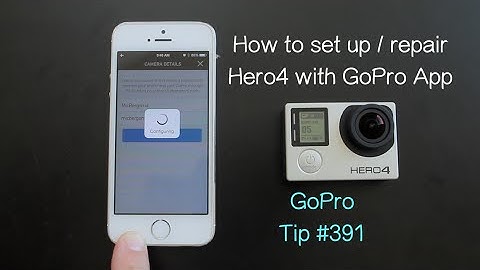 How To Set Up / Pair Hero4 With GoPro App - GoPro Tip #391 | MicBergsma