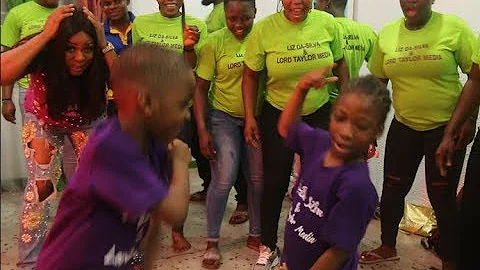 Liz Da Silva's Kids & Workers show off their dancing skills at the opening of her New Boutique