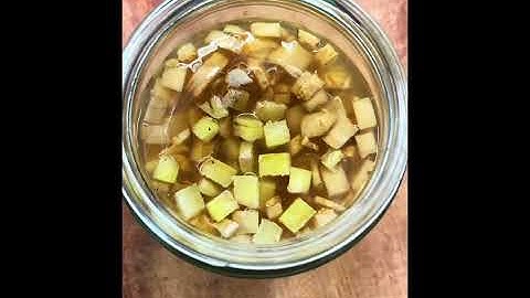 Chỉ cần 3 thứ: Gừng, Đường, Nước! Và sau 5 ngày... BÙM! Bạn có men gừng (Ginger Bug)