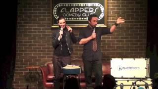 Deven And Joel Riffing Insurance Puns