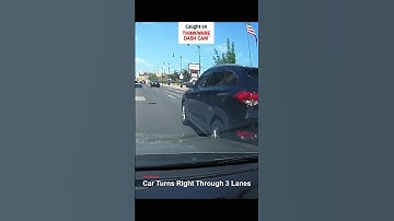 Thinkware captures the unexpected: a left turn gone wrong.🚗💥 #CaughtOnThinkwareDashCam