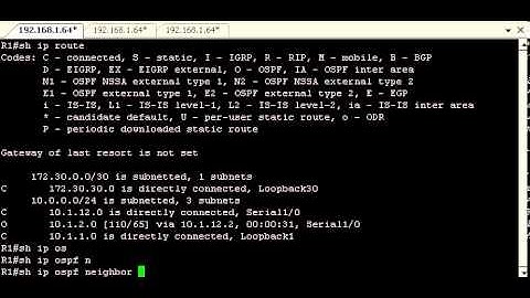 Chapter 3 Lab 3-3, OSPF Virtual Links and Area Summarization - Step 2
