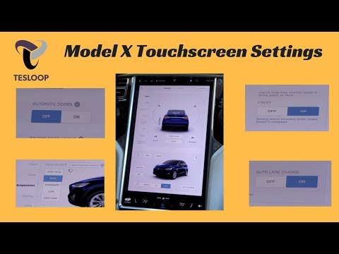 Tesloop Pilot Touchscreen Settings..Model X 90D...Training Video Series