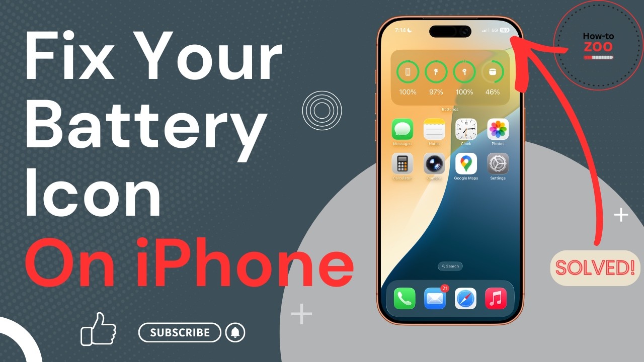 How To Add Battery Percentage and Widget on iPhone in 2026 (iOS 26 ...