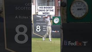 A 384-YARD drive 😳 @DPWorldTour
