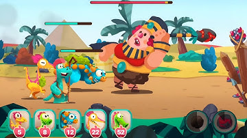 Dino Bash 2 : Travel Through Time Gameplay