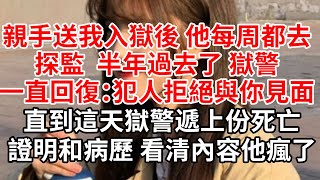 親手送我入獄後 他每週都去探監，半年過去了，獄警一直回復：犯人拒絕與你見面，直到這天獄警遞上份死亡證明和病歷，看清內容他瘋了