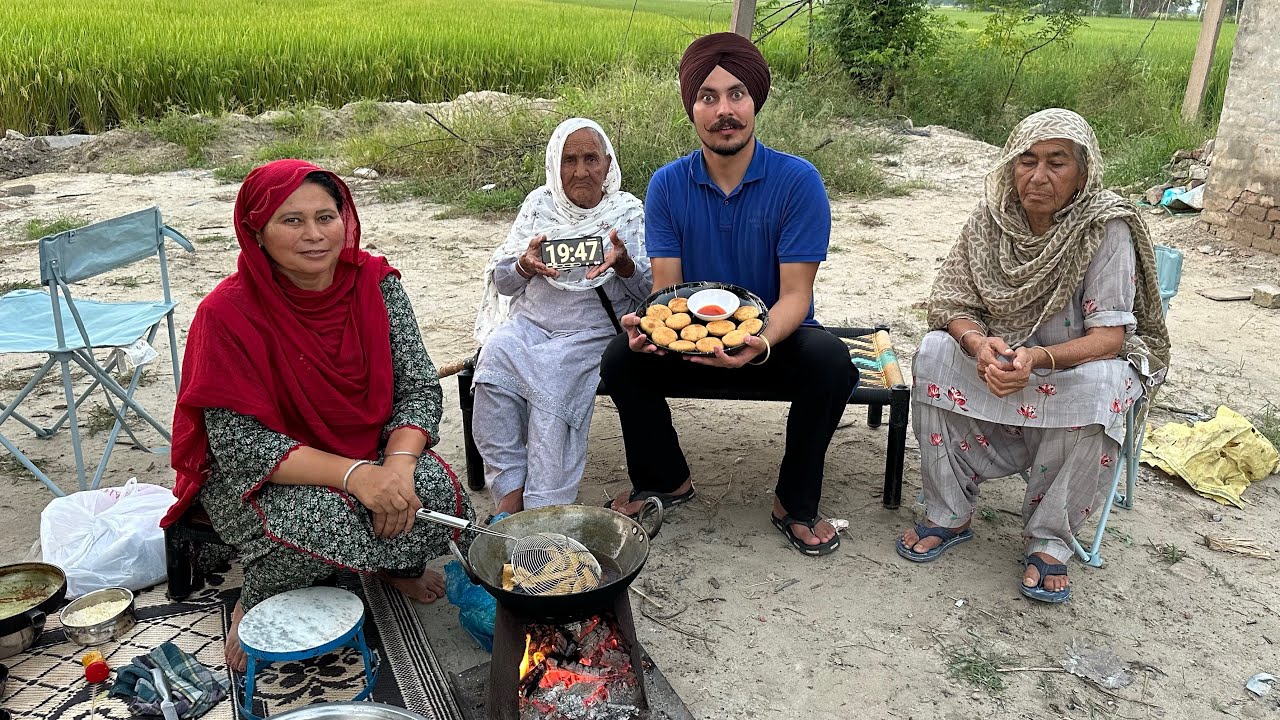 Kachori Recipe | ਬੇਬੇ ਨੇ ਮੰਮੀ ਨੂੰ ਚੈਲੇਂਜ ਕਰਤਾ 20 ਮਿੰਟ ਚੌ ਕਚੋਰੀ ਬਣਾਉਣ ਦਾ | #harmankhosa #recipe 
