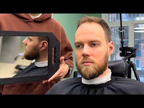 ASMR Haircut: Most Luxurious Barbering Experience. Traditional ASMR Full Service in Barbershop