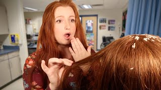 school nurse finds lice in your hair!! | ASMR roleplay