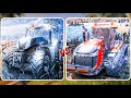 Fs16 vs Fs18 | New Winter Season Compare Gameplay | Timelapse 