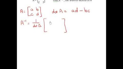 Finding Inverse Matrix