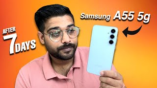 Samsung A55 5g Review after 7 days  Everything You Need To Know....