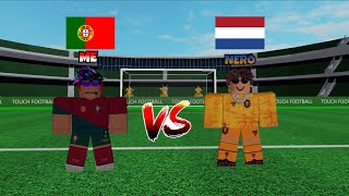 GOING AGAINST THE BEST TOUCH FOOTBALL PLAYER! (Roblox TSW)