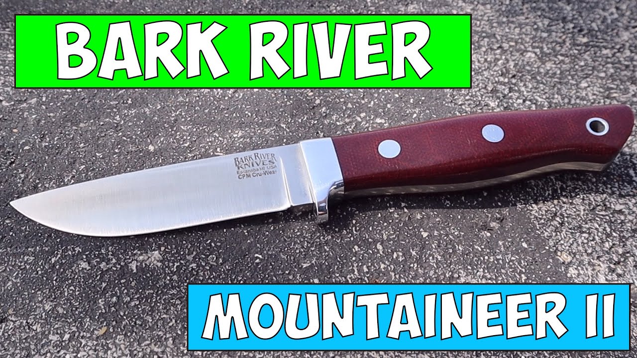 BARK バークリバー　マウンテニア2 Mountaineer II NEW Bark River Knives Mountaineer II Quick Look - YouTube