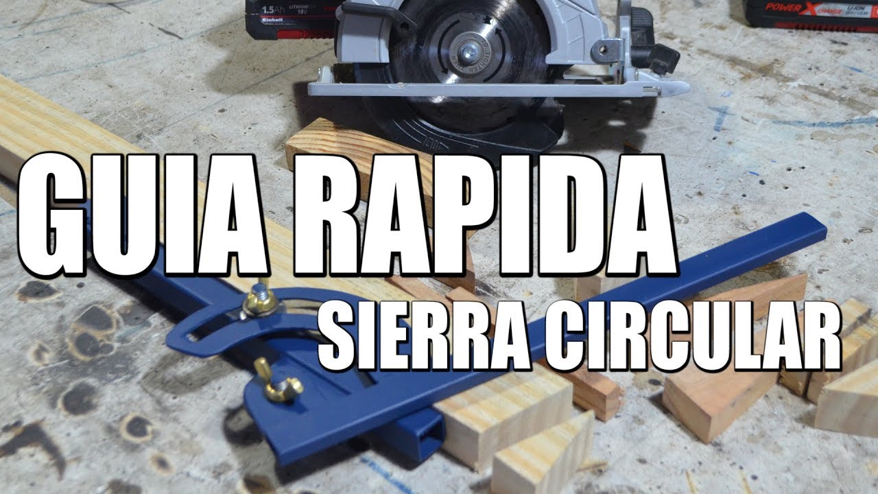 Guía rápida para sierra circular de mano - Para distintos angulos - YouTube