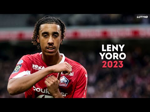 Leny Yoro 2023/24 - Defensive Skills, Tackles & Goals | HD