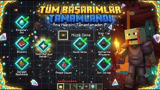 Minecraftta Tüm Başarimlari Tamamladım Bölüm 1