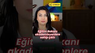 Eğitim Bakanı Akademisyenlere Sahip Çıktı Ğitim Ündem