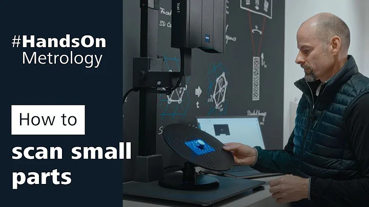 How to scan small parts using compact 3D scanners