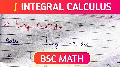 integration of log (1+x^2) dx | integrated by log 1 plus x square dx | integration by parts