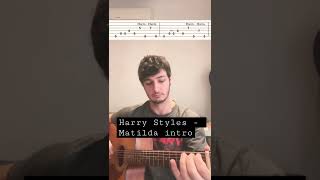 Harry Styles - Matilda intro guitar lesson