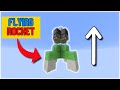 How to Make a Rocket in Minecraft that Actually Flies (minecraft java build)