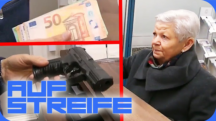 Oma kauft Waffe und überfällt Juwelier? | Auf Streife | SAT.1