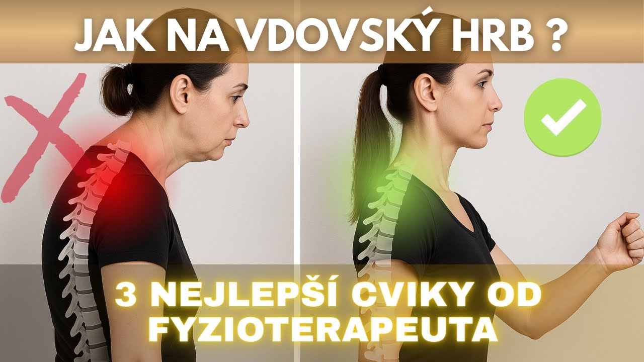 Jak se zbavit vdovského hrbu – cvičení s fyzioterapeutem!