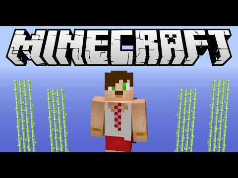 Minecraft Otomatik Basit Şeker Kamışı Farmı !