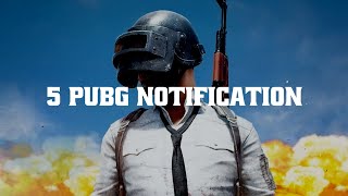 5 PUBG Notification | Trend Tones | Link download | notifikasi WhatsApp | sound notification