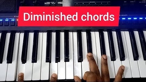 DIMINISHED CHORDS Explained!!!!
