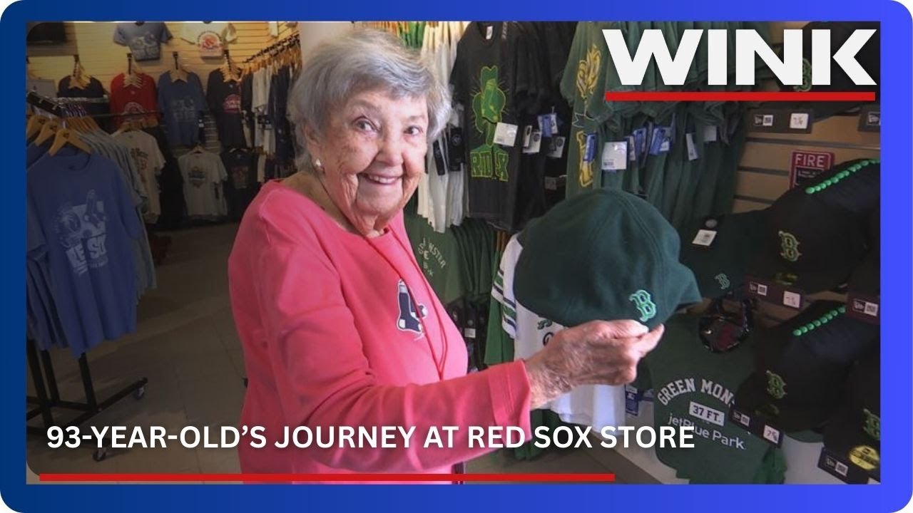 93-year-old woman finds joy working at Red Sox team store during Spring Training