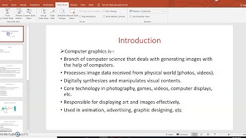 Introduction to Computer graphics