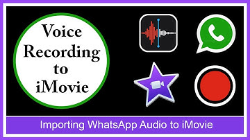 Voice recording and exporting to iMovie on iPhone