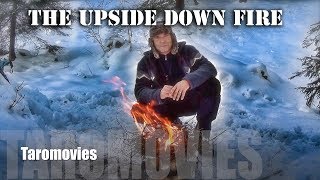 Bushcraft Upside Down Fire my favorite Winter Fire / HD