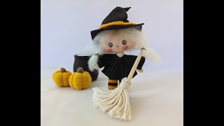 Super Easy Halloween witch doll