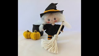 Super Easy Halloween witch doll