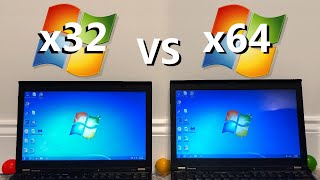 windows 32-bit vs 64-bit | speed test