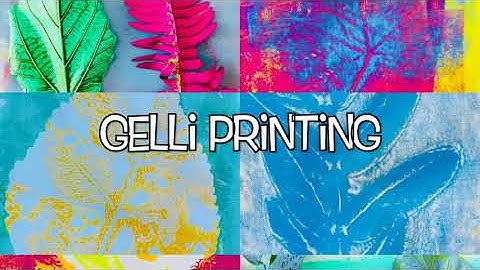 Printing with a Gelli Plate