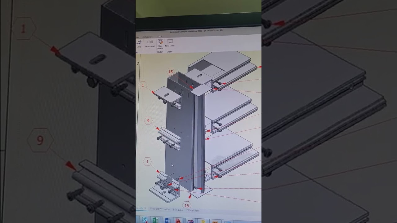 مقدمة نظام كرتن وول-Introduction Stick curtain wall System