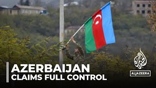 Azerbaijan claims full control: Ethnic Armenian leaders agree to disarm